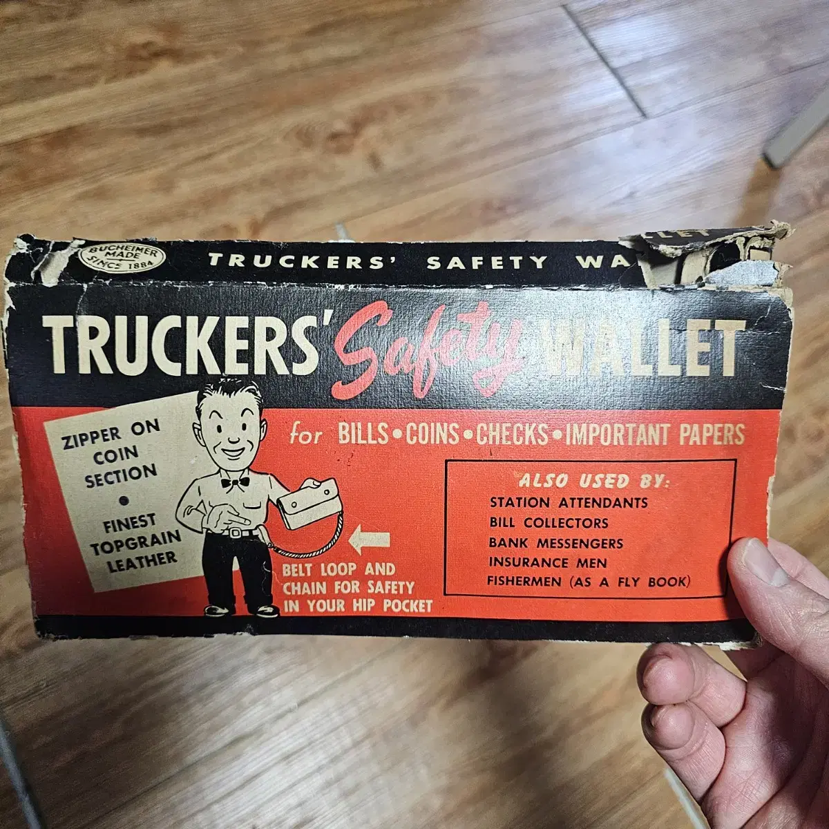 Vintage Trucker's Wallet in Original Box